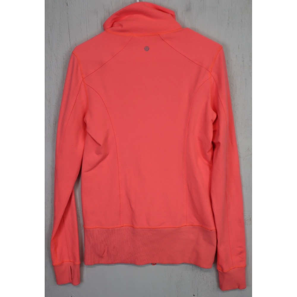 Lululemon Nice Asana Yoga Jacket Pink Womens Size 10 W4C02S Very Light Flare - Picture 2 of 7